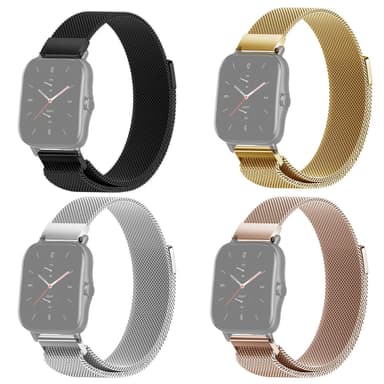 SKALO Milanese Loop till Amazfit GTS 3 - Champagne