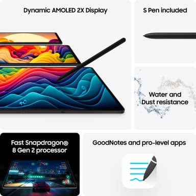 Samsung Galaxy Tab S9 Ultra WiFi surfplatta 12/256GB (graphite)