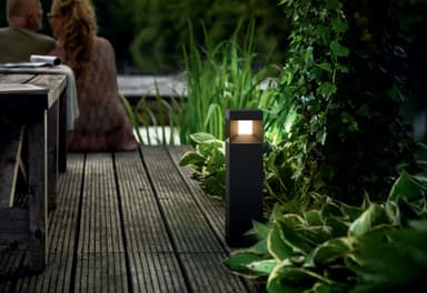 Parterre piedestal led 1x8w sv