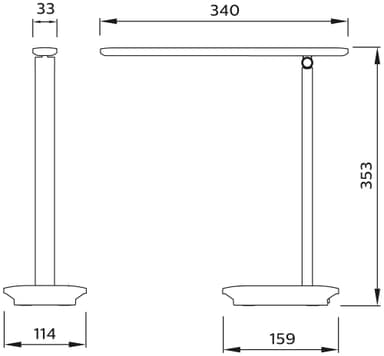 Philips Ivory skrivbordslampa 5 W