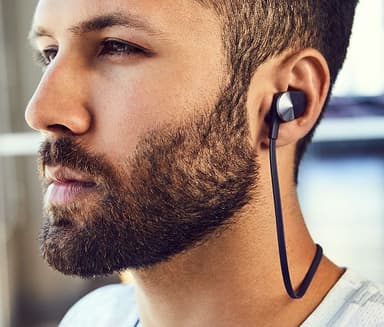 Fitbit Flyer trådlösa in-ear hörlurar (blå)