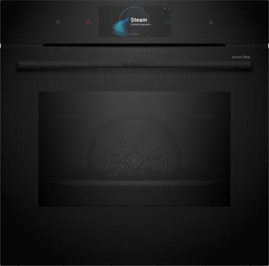 Bosch Serie 8 Inbyggnadsugn med FullSteam HSG958DB1S (Svart)