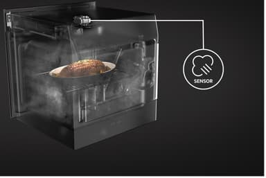 AEG Serie 9000 Inbyggnadsugn BS881K (Svart)