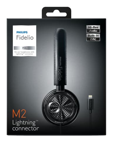 Philips Fidelio Hörlurar M2L (svart)