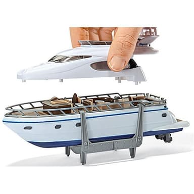 SIKU Transport Bil/Yacht 1:87