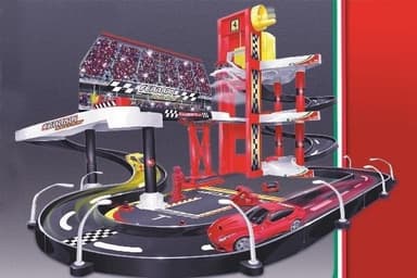 Ferrari racing garage incl. 1 car 1:43