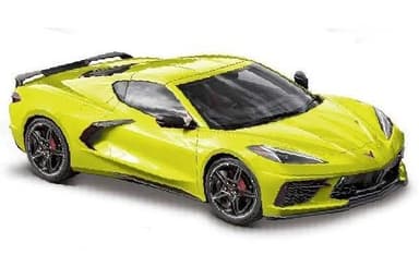 Chevrolet Corvette C8 2020 1:24 Gul