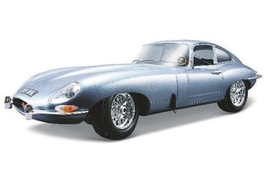 Jaguar'E' coupe (1961) 1:18 silver blue