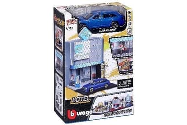 Street Fire Burago City 1 car 1:43+1 DIY house ass