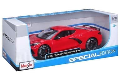Chevrolet Corvette Stingray Coupe 2020 1:18 Röd
