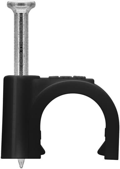 Goobay Kabelklämma 9 mm, svart