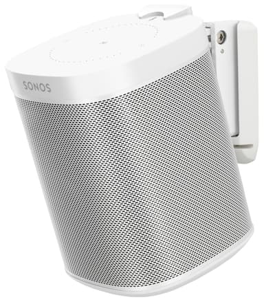 Flexson väggfäste för Sonos One - 1 par (vit)