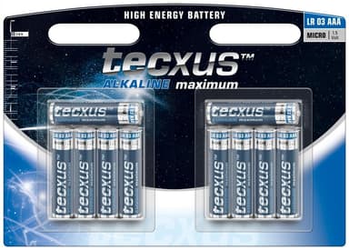 Tecxus LR03/AAA (Micro) batteri, 10 st. blister