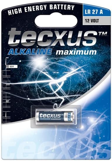 Tecxus LR27/A27 batteri, 1 st. blister