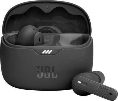 JBL Tune Beam true wireless in-ear-hörlurar (svarta)