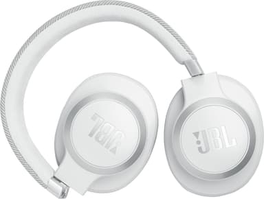 JBL Live 770NC trådlösa around-ear-hörlurar (vita)