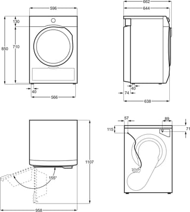 Electrolux Serie 900 Torktumlare EW9H869S1 (9kg)