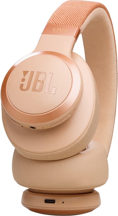 JBL Live 770NC trådlösa around-ear-hörlurar (sand)