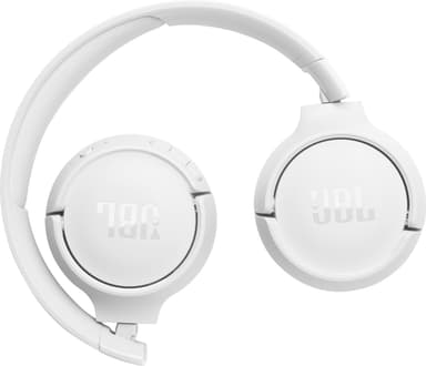 JBL Tune 525BT trådlösa on-ear hörlurar (vit)
