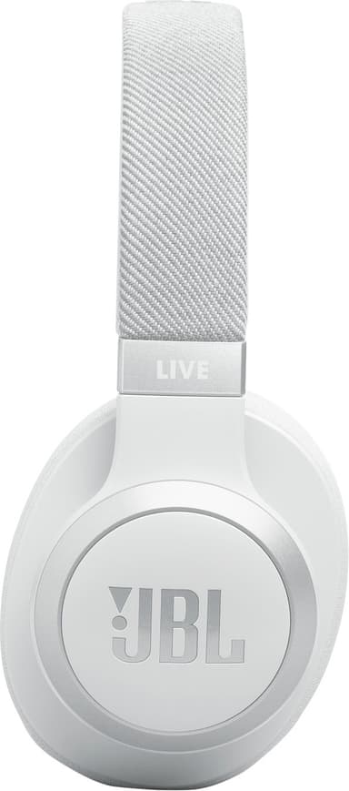 JBL Live 770NC trådlösa around-ear-hörlurar (vita)