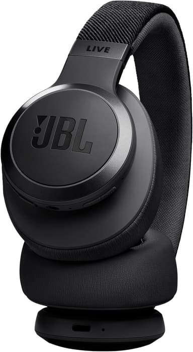 JBL Live 770NC trådlösa around-ear-hörlurar (svart)