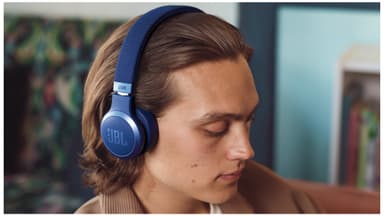 JBL Live 670NC trådlösa on-ear-hörlurar (blåa)