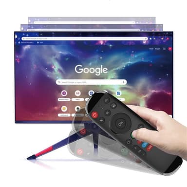 M6 Trådlös Tangentbord & mus Fjärrkontroll för Laptop PC Android TV Box