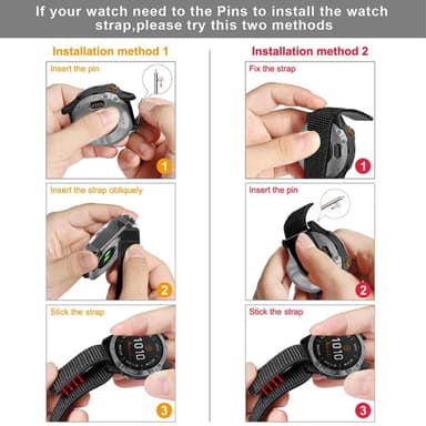 Klockarmband för Garmin Fenix 6 / Galaxy Watch 3 etc etc