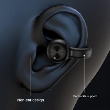 Clip-On Öra Bluetooth 5.3 headset brusreducerande trådlös hörlur