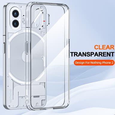 För Nothing Phone (2) TPU + Akryl Anti-dropp Fodral Skal