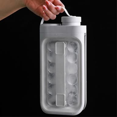 2 i 1 Ice Ball Maker flaska Rund Is form isbitar tiktok-succen