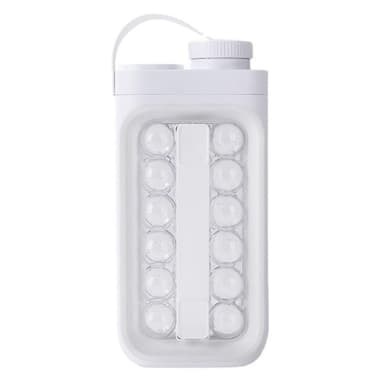 2 i 1 Ice Ball Maker flaska Rund Is form isbitar tiktok-succen