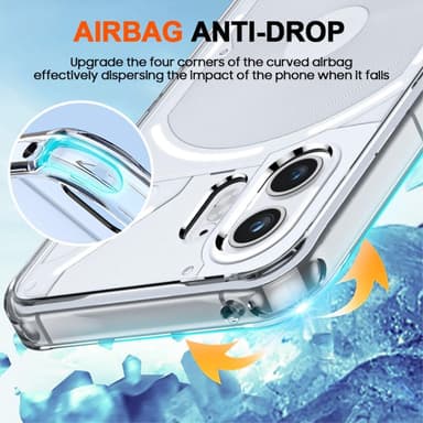 För Nothing Phone (2) TPU + Akryl Anti-dropp Fodral Skal