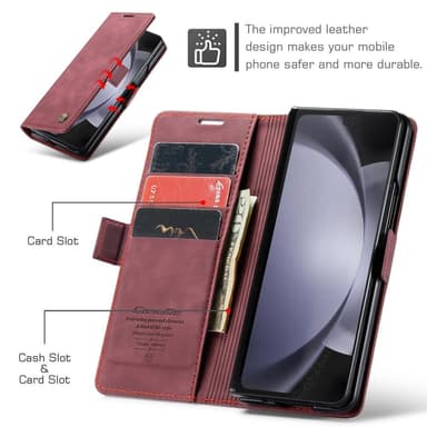 CASEME plånboksfodral Samsung Galaxy Z Fold 5