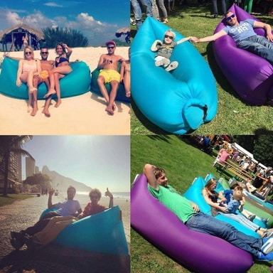 NEOPINE luftsoffa, Inflatable Air Sofa Laybag Elgiganten