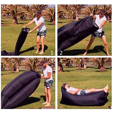 NEOPINE luftsoffa, Inflatable Air Sofa Laybag Elgiganten