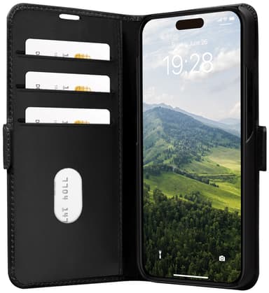 Dbramante1928 Copenhagen iPhone 15 plånboksfodral (svart)