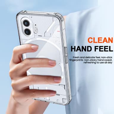 För Nothing Phone (2) TPU + Akryl Anti-dropp Fodral Skal