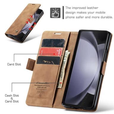 CASEME plånboksfodral Samsung Galaxy Z Fold 5