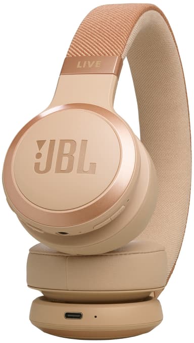 JBL Live 670NC trådlösa on-ear-hörlurar (rose)