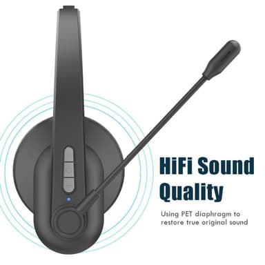 OY631 Bluetooth 5.3 Headset Kundtjänst Hörlurar med mikrofon trådlöst headset