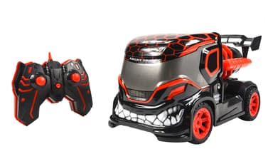 Angry Truck - med ljus och rök - Röd