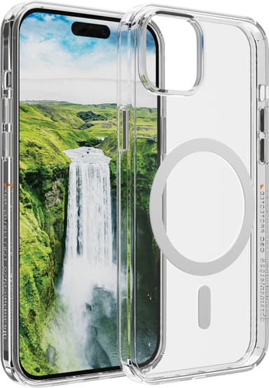 Dbramante1928 Iceland Ultra D3O MagSafe iPhone 15 Plus skal (genomskinligt)