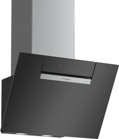 Bosch Serie 2 Vägghängd Köksfläkt DWK67EM60 (svart 60 cm)
