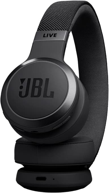 JBL Live 670NC trådlösa on-ear-hörlurar (svarta)