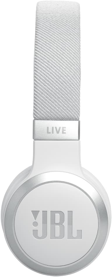 JBL Live 670NC trådlösa on-ear-hörlurar (vita)