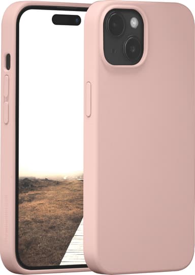 Dbramante1928 Monaco iPhone 15 skal (rosa)