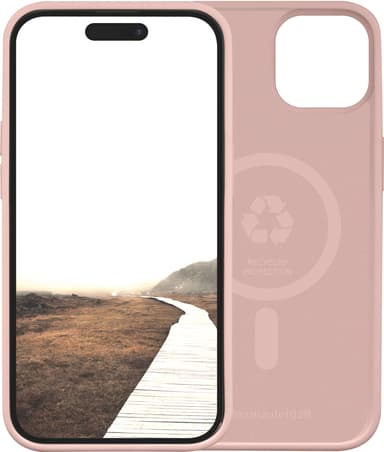 Dbramante1928 Monaco iPhone 15 skal (rosa)