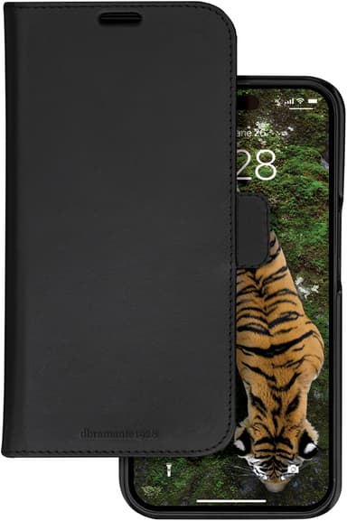 Dbramante1928 Lynge iPhone 15 Pro Max plånboksfodral (svart)