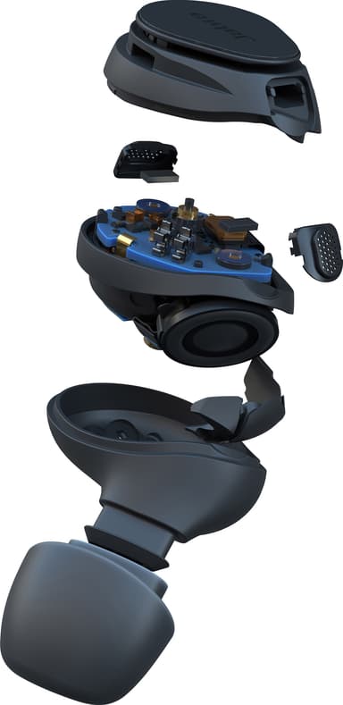 Jabra Elite 10 true wireless in-ear hörlurar (blanksvart)